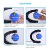 MOKOQI Magnetic Levitating Globe with LED Light, Cool Tech Gift for Men Father Boys and Girls, Birthday Gifts for Kids, Floating Globes World Desk Gadget Decor in Office Home Display (Blue)