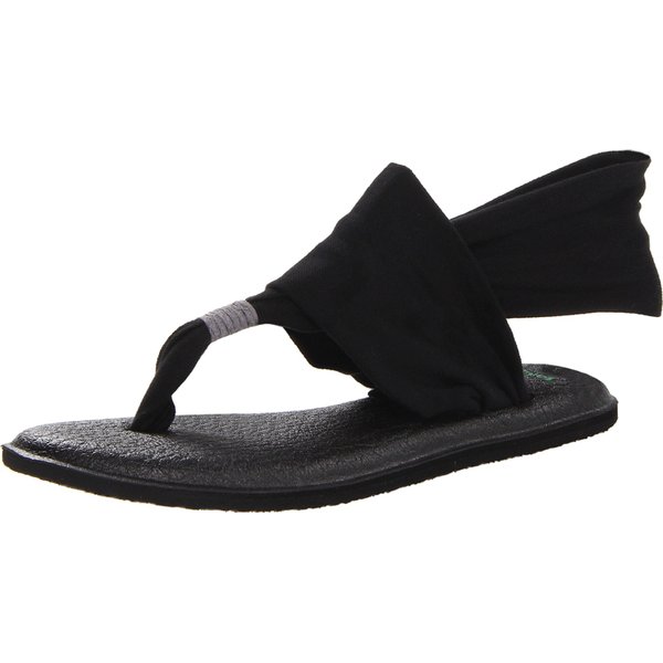 Sanuk Yoga Mat Sling 2 Sandals Black - 9