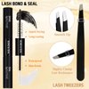 Fluffy Lash Extension Kit 288Pcs Eyelash Extension Kit 9-16mm Mix Lash Clusters 100D Thick Individual Eyelashes Kit with Lash Bond, Lash Remover, Lash Applicator, DIY Lashes Extension for Beginners