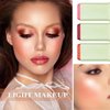 Cream Blush Stick with Brush,Waterproof Multi Cream Blush Stick Makeup,Lightweight,Long-lasting,Easy To Use,2 in 1 Multi Stick Blush for Cheeks & Lip Tint & Eyeshadow Makeup,Suitable for All Skin D