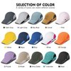 GADIEMKENSD Outdoor Running Hat Men's Cooling UPF50+ Womens Baseball Cap Sport Mesh Sun Hat Trucker Dad Hats Quick Dry Breathable Unstructured for Summer Camping Fishing Hiking Improved Dark Gray L