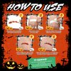 Fanguilar 12 Sheets Halloween Fake Scars Temporary Tattoos Halloween Makeup Kit, Realistic Halloween zombie makeup Fake Bloody Wound Stitch Scar Scab Sticker Halloween Masquerade Prank Makeup Props