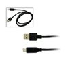 Synergy Digital Camera USB Cable, Compatible with Nikon D780 DSLR Digital Camera, 3 Ft. Type-C to USB-A Black Data USB Cable