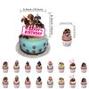 ADIANZI Dachshund Party Decorations Funny Dachshund Birthday Banner Hanging Swirls Dachshund Birthday Party Cake Topper Balloons Cupcake Toppers Dachshund Party Supplies With Different Dog Faces
