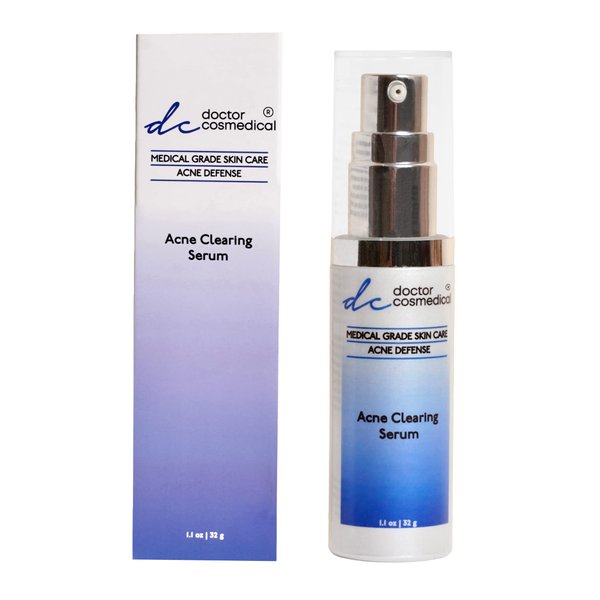 Doctor Cosmedical Acne Serum Professional Acne Scars Serum for Face Non-Sticky Moisturizer for Acne Control No Parabens & Sulfates Perfect Acne Control Solution 1.1 Oz