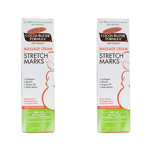 Palmer's Cocoa Butter Formula Massage Cream For Stretch Marks 4.40 oz (Pack of 2)