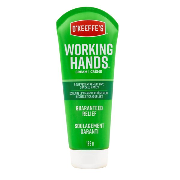 O'Keeffe's Working Hands Hand Cream, Relieves and Repairs Extremely Dry Hands, 7 oz Tube (Pack of 1)