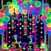 Winrayk Neon Party Decorations Glow in the Dark Party Supplies, Neon Balloon Arch Kit with Hanging Swirl Crepe Paper Streamer Paper Garland, Adult Teen Kids Girls Boys Neon Birthday Party Decorations