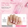 AZUREBEAUTY Nail Strengthener and Growth Building Nail Recover Serum, Repair Nail Growth Treatment for Thin and Damaged Nails
