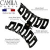 Camila Paris CP3544 French Hair Clips for Women Thick Hair for Long Curly Wavy Hair, Girls Hair Claw Clip, Durable Styling Big Claw Clip for Thick Hair, Strong Hold No Slip Grip, Made in France