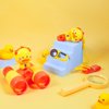 Yellow Duck Binoculars for Kids, Set with Magnifying Glass, Compass, Whistle, Push-on Flashlight & Storage Bag, Kids Binoculars for Ages 3-12 Boys Girls Bird Watching Camping Hunting Hiking Supplies
