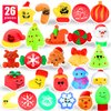 MOZACI Squishies, 26 Pack Mochi Squishy Toys - Christmas Kawaii Cat Squishys Slow Rising Animals - Party Favors, Goodie Bag, Birthday Gifts, Mini Squishies Stress Reliever Toy Pack