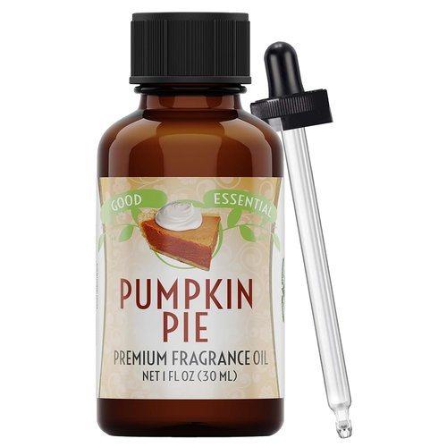 Good Essential - Professional Pumpkin Pie Fragrance Oil 30ml for Halloween, Diffuser, Candles, Soaps, Lotions, Perfume 1 fl oz - Soap Fragrance Oil - Diffuser Oils Scents Home - Candle Fragrance Oil
