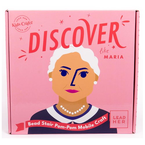 Discover Like Maria Bead Stair Pom-Pom Mobile Craft Kit