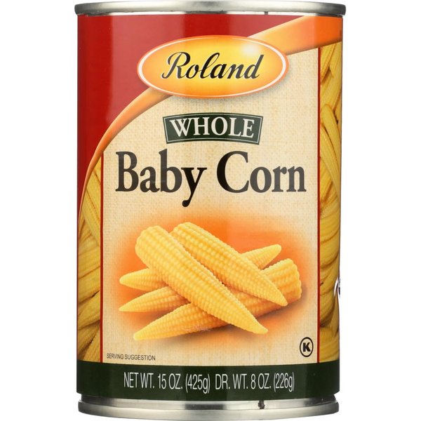 Roland Whole Baby Corn 15oz 6pack