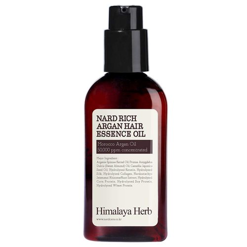 BOUQUET GARNI NARD Argan Hair Essence Oil - Anti Frizz - Hair Serum for Damaged Hair by Natural Moroco Argan Oil - Shinny Hair - Healthy Scalp - Avocado Oil, Jojoba Seed Oil, Amino Acids - 3.38 Fl. Oz