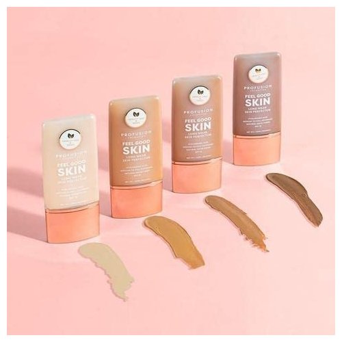 Profusion Cosmetics Cruelty-free Lightweight Feel Good Skin Liquid Foundation: Tan 3