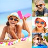 MIAHART 12 Pack Kids Party Sunglasses Bulk Summer Party Favors Retro Glasses for Boys and Girls Birthday Party Supplies, Orange