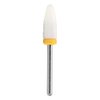 Ceramic Nail Drill Bit Corn Head Ceramic Grinding Parts Nail File Drill Bit Lightweight Manicure Polishing Removing Cuticle(Extra Fine Grinding XF Yellow Box)