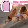 2 Pieces Sand Wipe Off Mitt Beach Sand Cleaner Soft and Skin Friendly Cotton Towel Help Parents Clean Sand from Children's Skin Mitt Pack for Surf, Ocean and Lakeside Recreation (Pink)