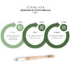 GREENZLA Kids Bamboo Toothbrushes (6 Pack) BPA Free Soft Bristles Eco-Friendly, Natural Toothbrush Set Biodegradable & Compostable Charcoal Wooden