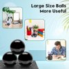 Magnetic Balls, 33mm Magnetic Fidget Balls, Magnets Balls Fidget Toys for Adults, Executive Desk Toys Gift for Stress Relief and Desk Decorations for Men, Women, Teens, Office Workers (Black, 6 Pack)…
