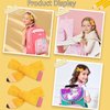 2Pcs Back to School Hair Clips Yellow Pencil Claw Clips Bow Hair Clip for Girls Kids Cute Hair Clips for Styling Small Claw Clips for Thick Thin Hair Accessories (Yellow)