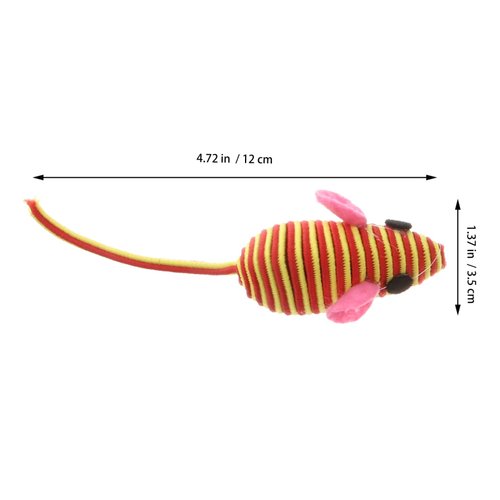 Totority Mice Cat Toy Rubber Band Mouse Toys for Cats Funny Pet Shop Mouse Toy Pet Elastic Rope Mouse Cat Teaser Playing Prop Realistic Mouse