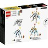 LEGO NINJAGO Zane’s Power Up Mech EVO Action Figure with Cobra Snake and Zane Minifigure, 71761 Collectible Mission Banner Series, Ninja Toys for Kids