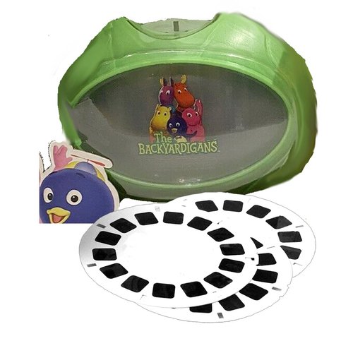 ViewMaster Tyrone, Tasha, Austin, Uniqua, Pablo IN THE YARD GIFT SET 3D Viewer 3 Reels