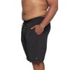 HOdo Mens Big and Tall Swim Trunks Black 5XL
