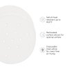 Chefman Disposable Air Fryer Liners, Heat-Resistant Parchment Paper For Baskets, 100 Pack, 5.5” Round