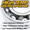 HD Switch 4 Pack Front Wheel Bearings fits John Deere AM102888 AM131046 Gravely 05435700 6205-2RSNR with HIGH Temp Grease