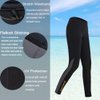 Wetsuit Pant Neoprene Pants for Women Men 3MM Snorkeling Scuba Long Pant Leggings, 2MM 1.5MM Diving Swim Tights Pants Wetsuits Shorts Sun Protection for Surfing Cold (3MM Black Women, Medium)