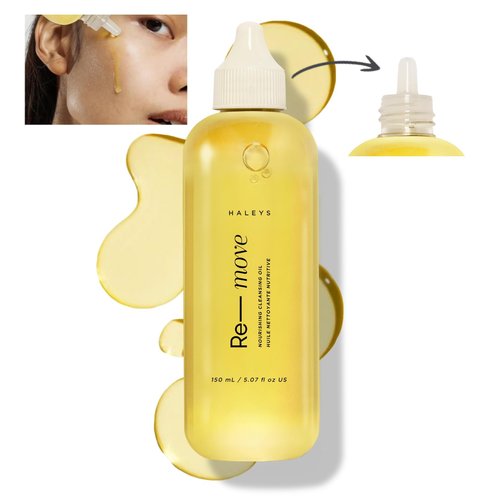 HALEYS Cleansing Oil, VEGAN KOREAN Formula, Removes Waterproof Makeup, Sunscreen, Impurities, Unclog pores, Gentle & Nourishing Makeup Removal with Olive Oil & Vitamin E - All Skin Types (Sensitive)
