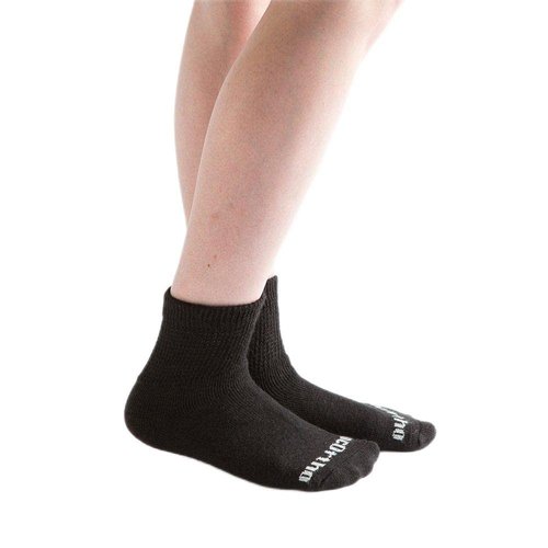 Doc Ortho Ultra Soft Loose Fit Diabetic Socks for Men and Women, 3 Pairs, 1/4 Crew