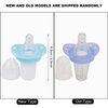 Infant Pacifier Feeder, 10ml Silicone Removable Baby Liquid Dispenser, Nipple Type Baby Feeder with Capacity Scale for Home Travel, 3.3 x 2.4inch