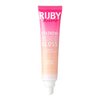 Ruby Kisses Staining Mood Lip Gloss, Mango Butter Infused for Hydration, PH-Activated Hue Change, Lightweight Feel, Non-Sticky Shine for Long Lasting Fuller & Smoother Lips (1pc)