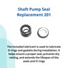 Southeastern Pool Pump Gasket Seal O-Ring Repair Kit for Hayward(R) Super Pump SP2600, 1600, 2600X Kit 3 - Hayward(R) Pool Pump Accessories - Pool Pump Maintenance Kit