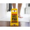 Boxer Gifts Satisfying Poo Warning Sign – Gag Gifts For Men – Funny Husband Gift – Joke Boyfriend White Elephant