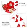 Beatifufu 1pc Japanese style headgear Japanese Style Headdress Japanese Tsumami Hair Pin Floral Hair Clip Japanese Style Hair Clip Fans Shaped Barrette accessories Miss alloy classic