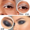 evpct 4Pcs Black Silver Grey Brown Gel Eyeliner Pencil Eye Black Face Paint Sticks Makeup Set, Natural Black Eyeliner Cream Waterproof Crayon Eyeliner Pencil Tool delineador de ojos contra el agua