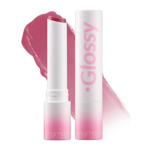 LANGMANNI Tinted Lip Butter, Ultra-Moisturizing&Long-Lasting, Locks in Hydration, Non-Greasy Silky Glossy Lip Balm Texture For Dry Lip Care - 0.11Oz (#4 Rose Girl)