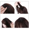Vctitil 4pcs Styling tools Women Hair Clips Coffee Hair Pins Black Hair Inserts Fluffy Cushion Hairpin Invisible And Seamless Clip(black&coffee)