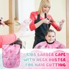 ramede 2 Pcs Barber Cape Professional Salon Hair Cutting Dye Cape Hair Cut Apron Cape with Closure Hair Cutting Cover for Kid (Unicorn)