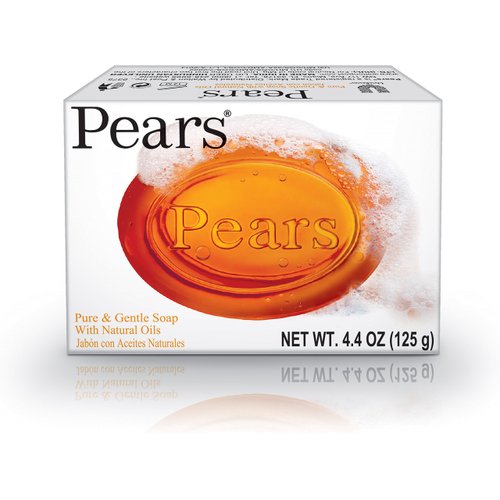 Pears Pure & Gentle Bar Soap with Natural Oils 4.4 oz