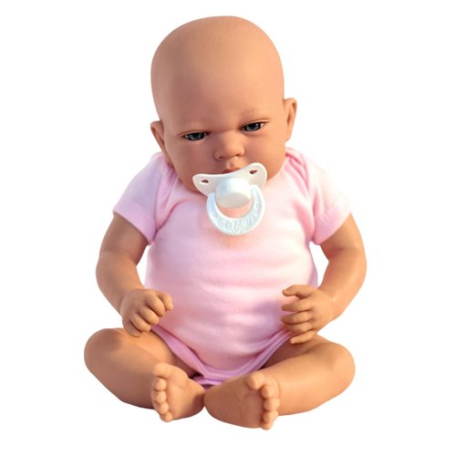 Baby Doll Clothes- Pink Short Sleeve Romper for 15-18 Inch Baby Dolls