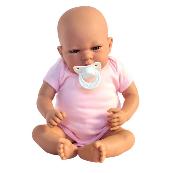 Baby Doll Clothes- Pink Short Sleeve Romper for 15-18 Inch Baby Dolls