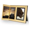 "Her Journey's Just Begun" Pet Loss Sympathy Picture Frame Gift and Memorial, with optional custom photo editing, Ginger with Foil Accent