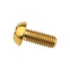 Wanyifa 4Pcs Titanium M5 x 12mm Holder Torx Head Bolt Screw for Bicycle Water Bottle Cage (Gold)